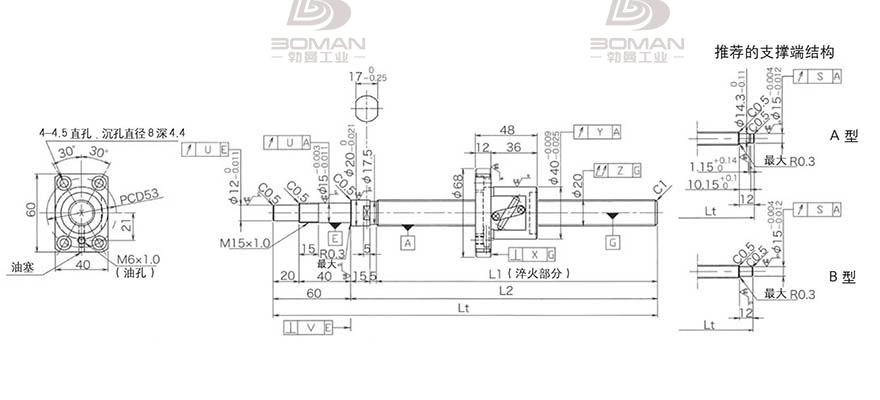 KURODA GP2005DS-BALR-0605B-C3S 黑田滚珠丝杠销售电话多少
